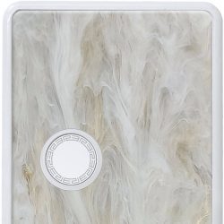 MARBLED WHITE, CREAM, PEARL & TRANSPARENT
